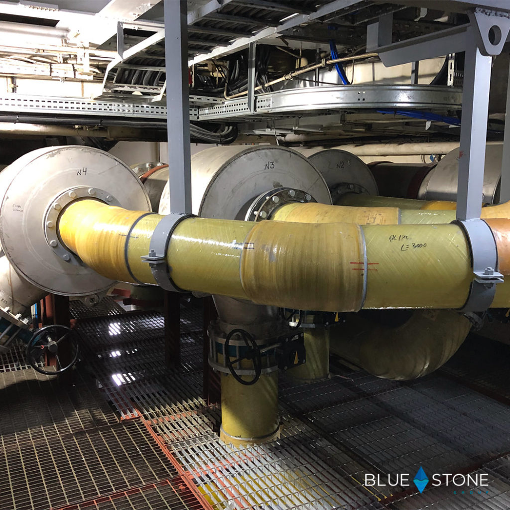 Pacific Explorer Scrubber Installation Bluestone Group